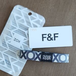 F&F Black and White Geometric Bracelet...XOXO